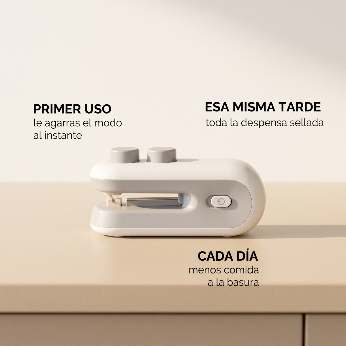 Mini selladora térmica portátil – Cierra bolsas en segundos