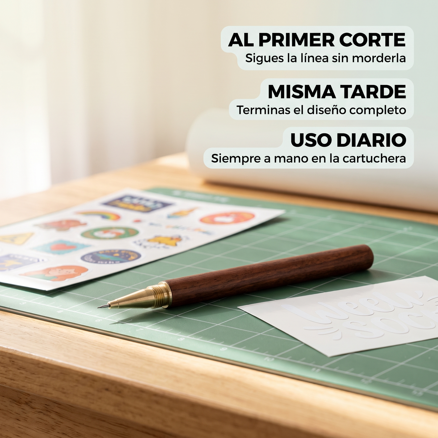Bolígrafo cortador de precisión – Corta superficies con exactitud