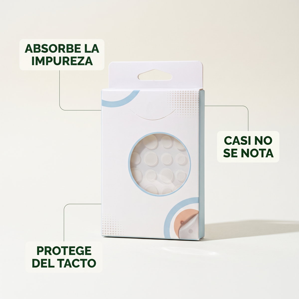 Parches hidrocoloides para el acné – desinflaman el grano