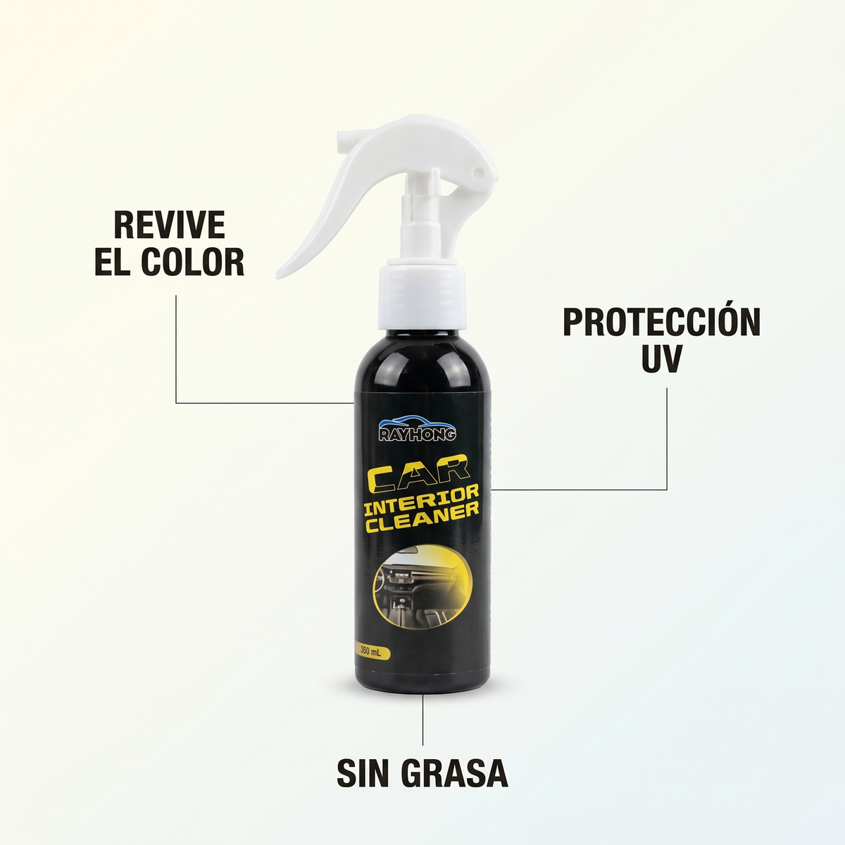 Spray restaurador de interiores – Revive tu tablero