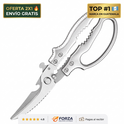 2x1 Tijeras para pollo de acero – Cortan hueso de una apretada