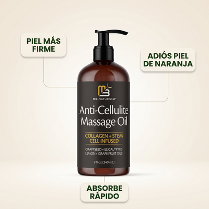 Aceite anticelulítico con colágeno – piel firme y suave