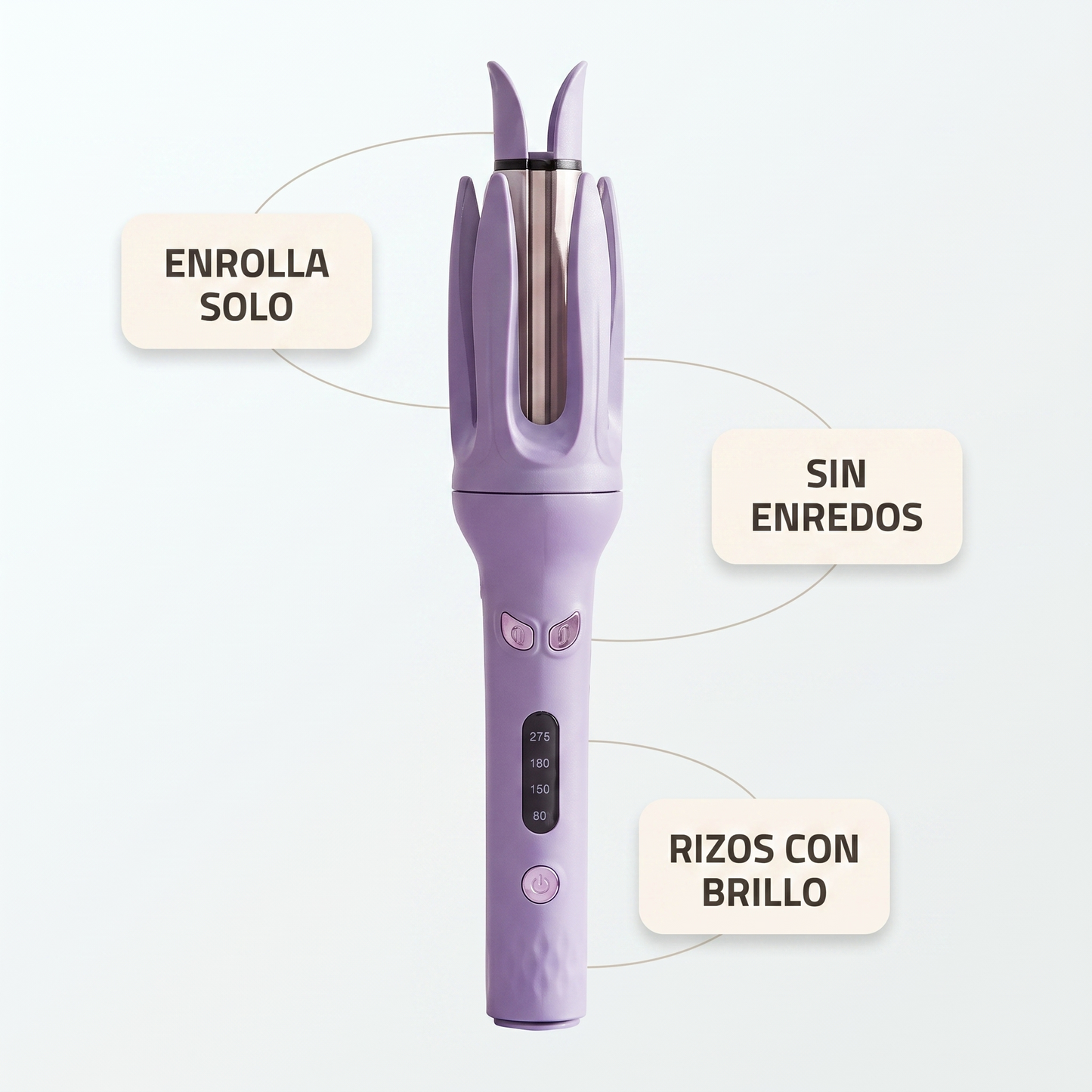 Rizador automático de cerámica – rizos fáciles sin dañar