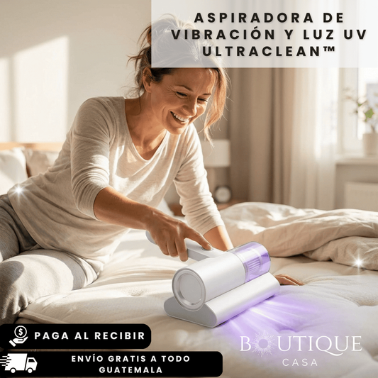 Aspiradora de Vibración y Luz UV | UltraClean™