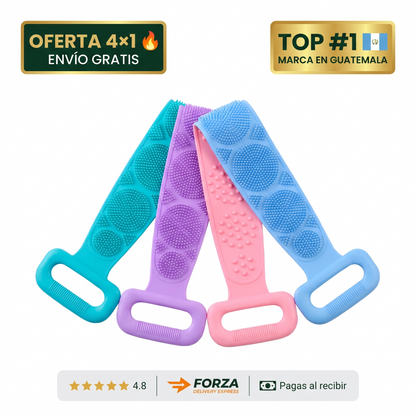 Cepillo de silicona para espalda – Talla donde no alcanzas