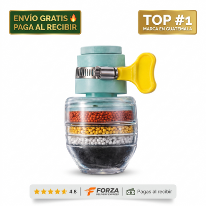 Filtro de grifo 6 capas – agua más limpia en tu cocina