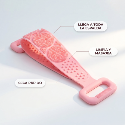 Cepillo de silicona para espalda – Talla donde no alcanzas