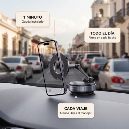 Soporte magnético para carro – Tu teléfono firme y a la vista