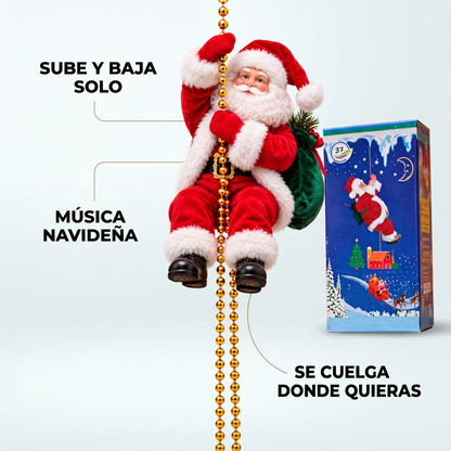 Papá Noel escalador musical – Sube y baja solo