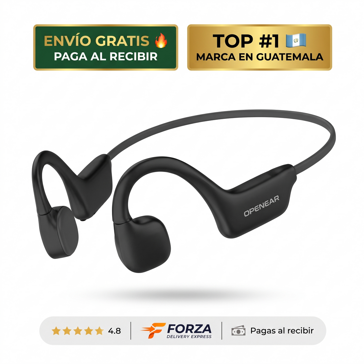 Audífonos de conducción ósea – escucha tu música y la calle