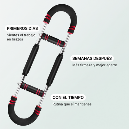 Ejercitador pectoral de resorte – entrena pecho y brazos en casa