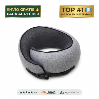 Almohada de viaje ergonómica – descansa sin dolor de cuello