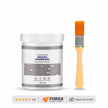 Impermeabilizante transparente con brocha – sella goteras y fugas