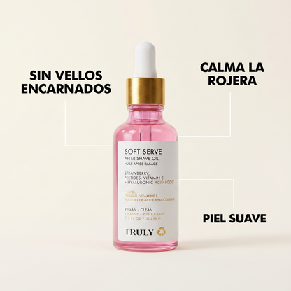 Sérum after shave Truly – piel suave sin vellos encarnados