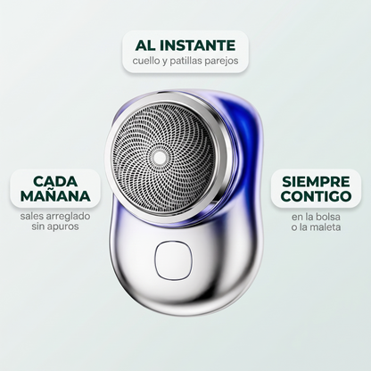 Mini rasuradora eléctrica portátil – retoque perfecto donde estés