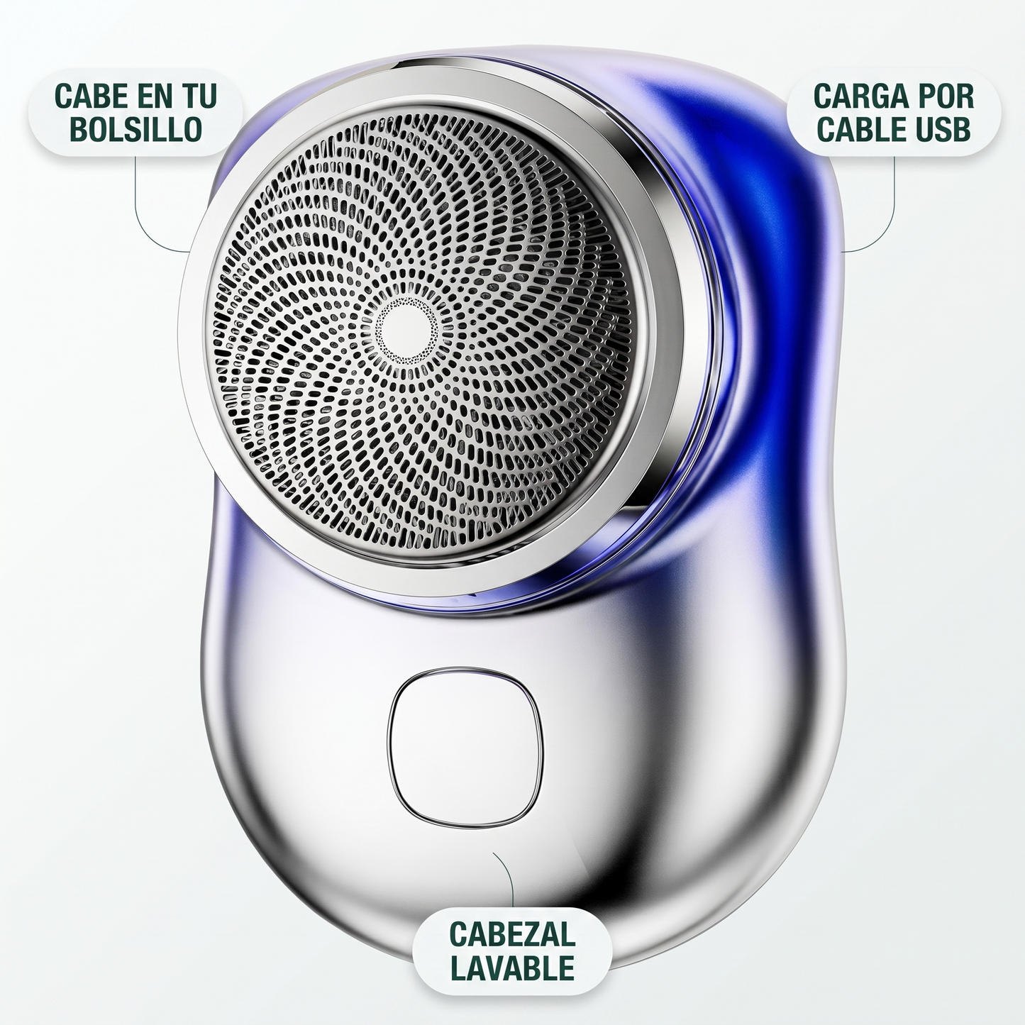 Mini rasuradora eléctrica portátil – retoque perfecto donde estés