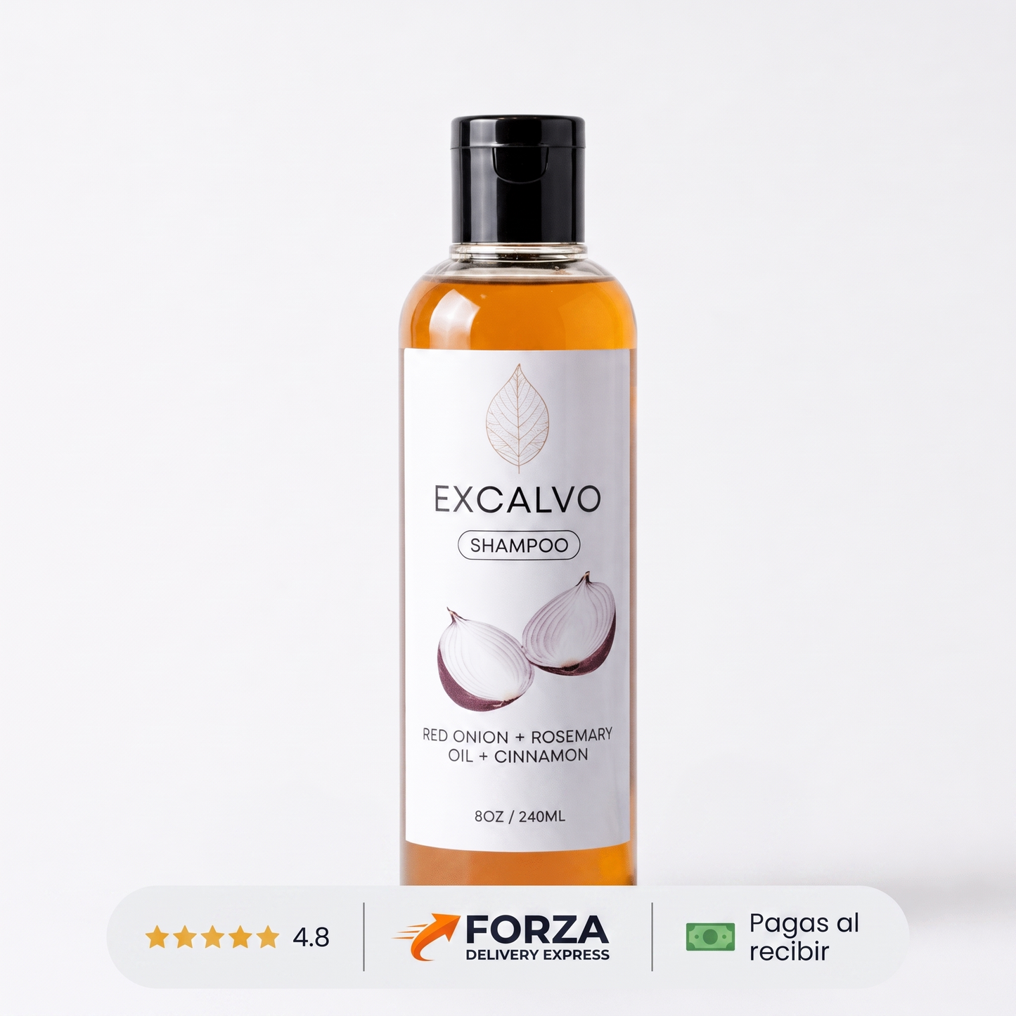Shampoo anticaída Excalvo – fortalece tu cabello desde la raíz