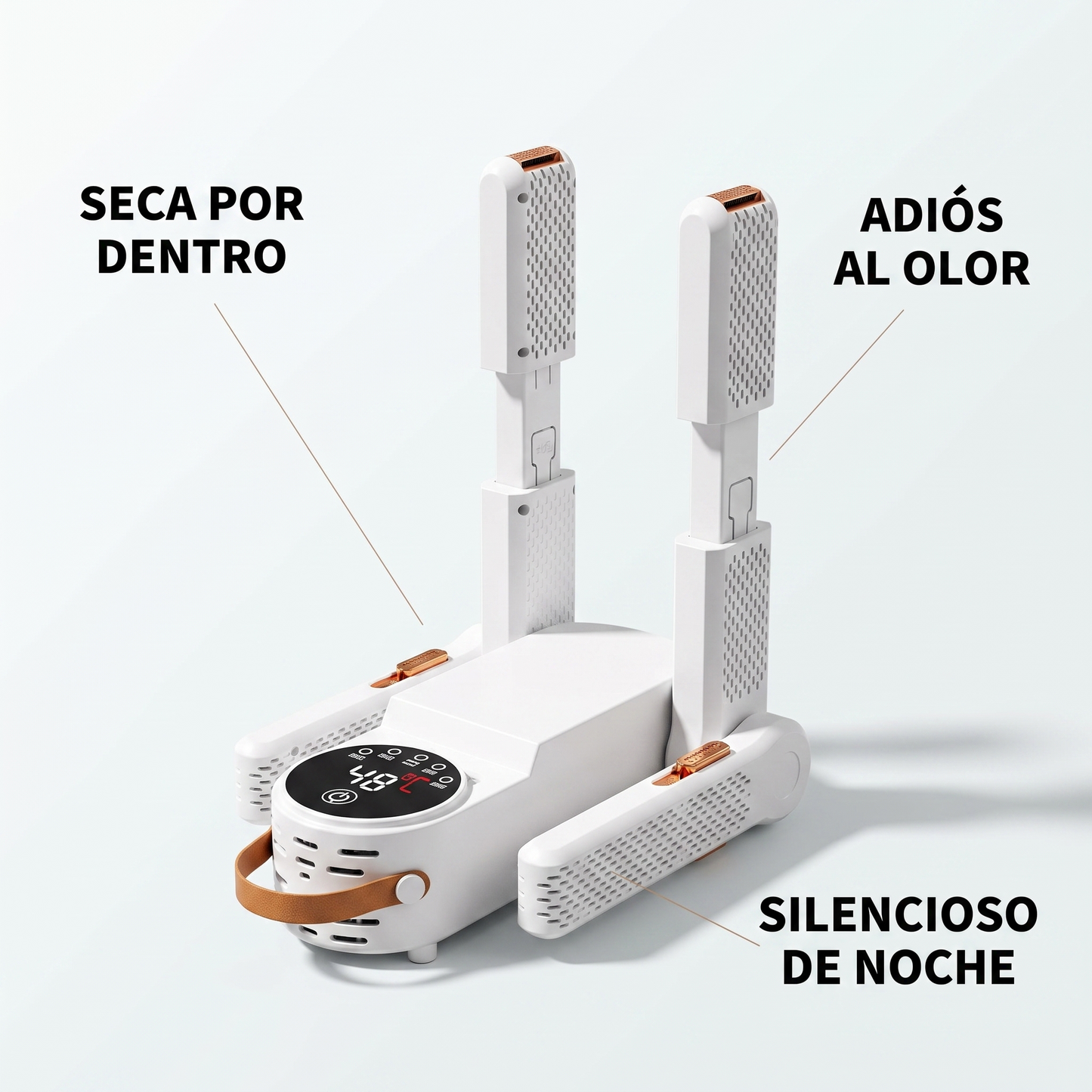 Secador eléctrico de zapatos – seca por dentro y quita el olor