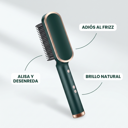 Plancha cepillo alisador de cabello – liso con brillo en minutos