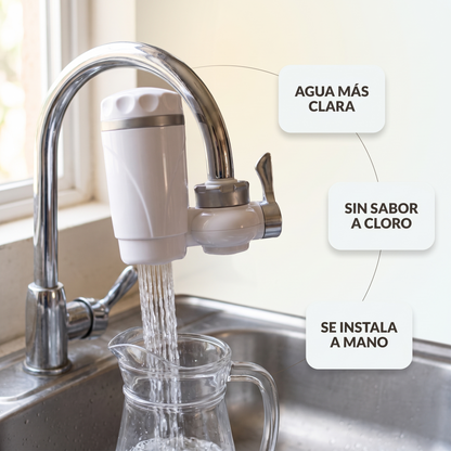 Filtro purificador de agua para grifo – agua más limpia