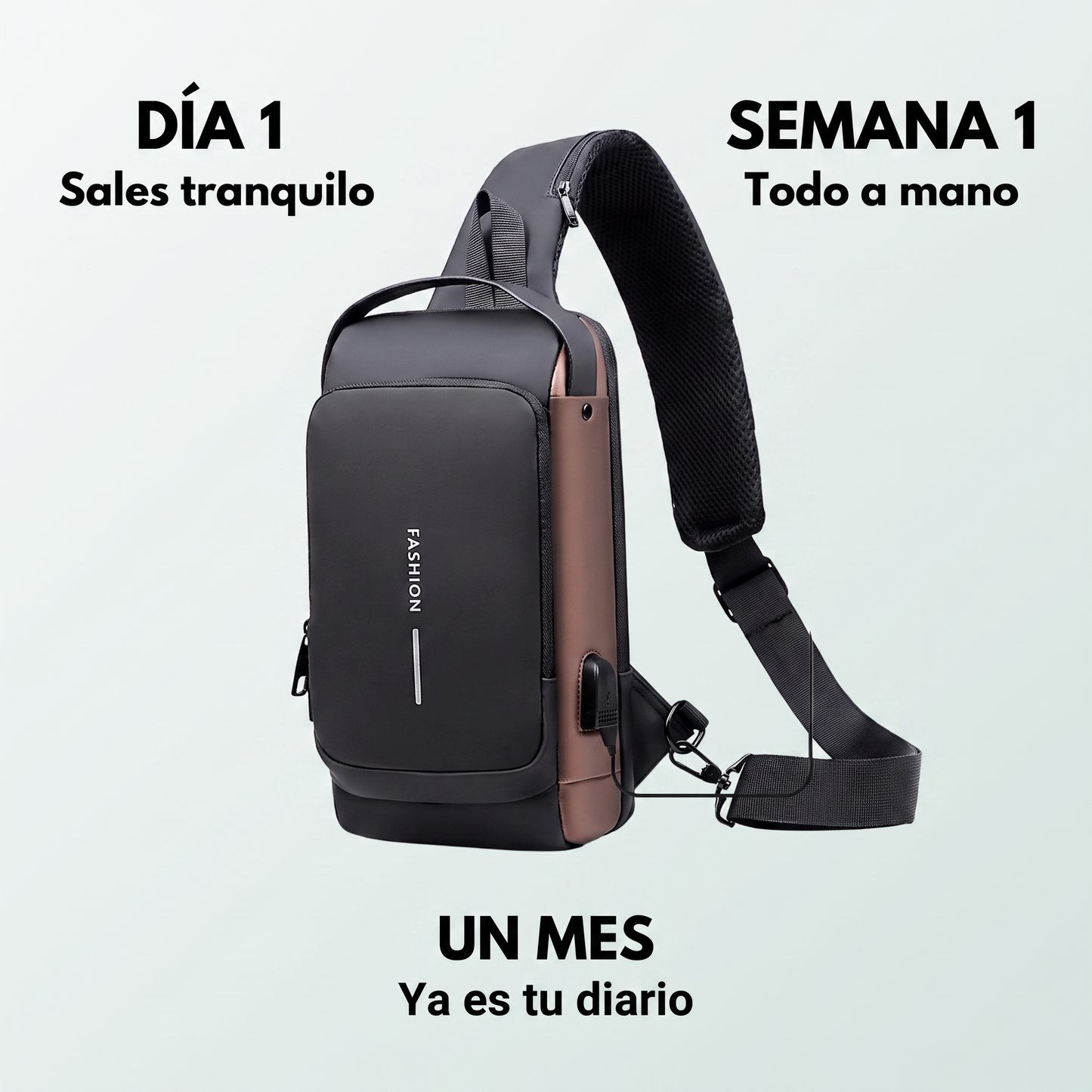 Bolso antirrobo cruzado con clave – tus cosas seguras en la calle