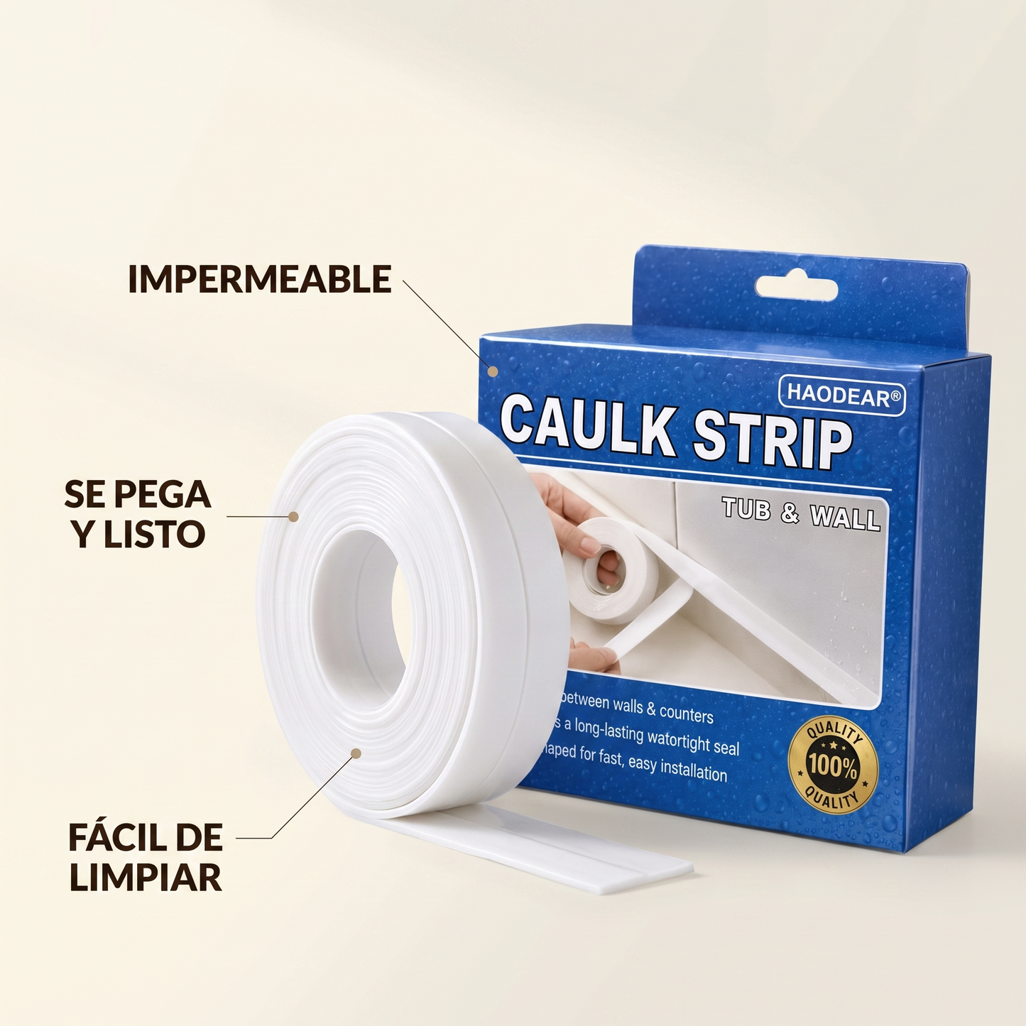 Cinta selladora impermeable – Tapa juntas sin obra ni silicona