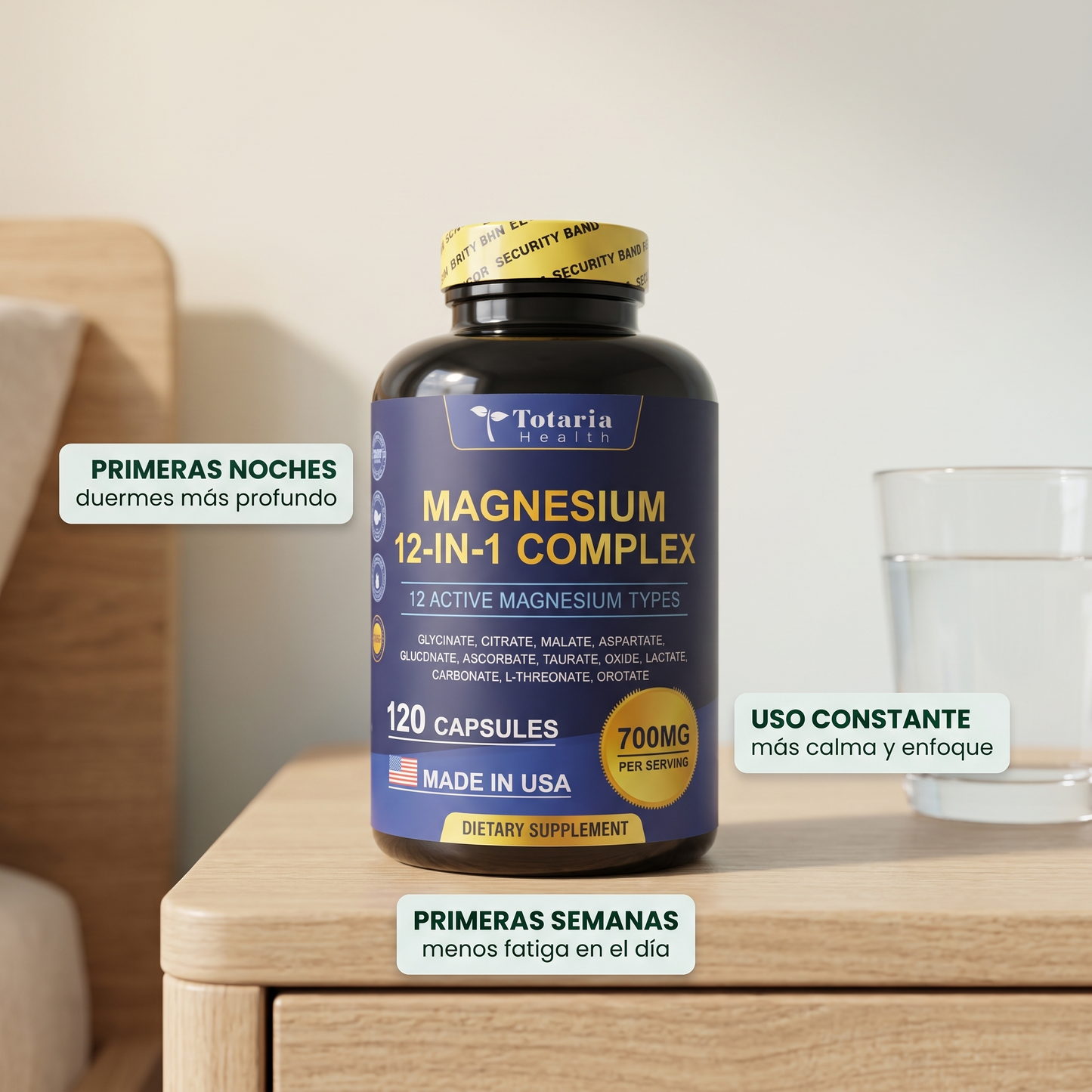 Magnesium complex 12 en 1 – Duerme mejor y despierta con energía