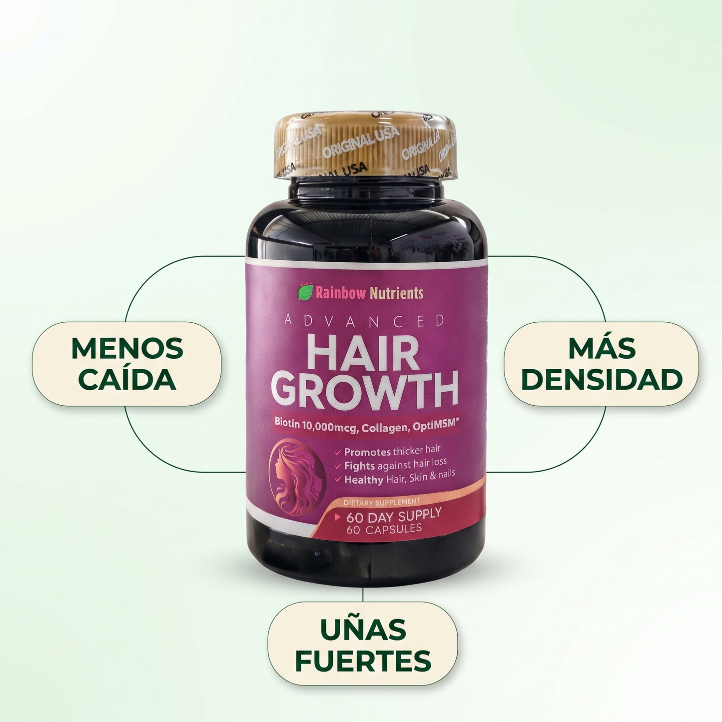 Hair Growth – Cápsulas para densidad y crecimiento capilar