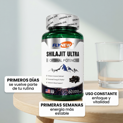 Shilajit ultra en cápsulas – energía y vitalidad masculina