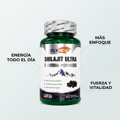 Shilajit ultra en cápsulas – energía y vitalidad masculina