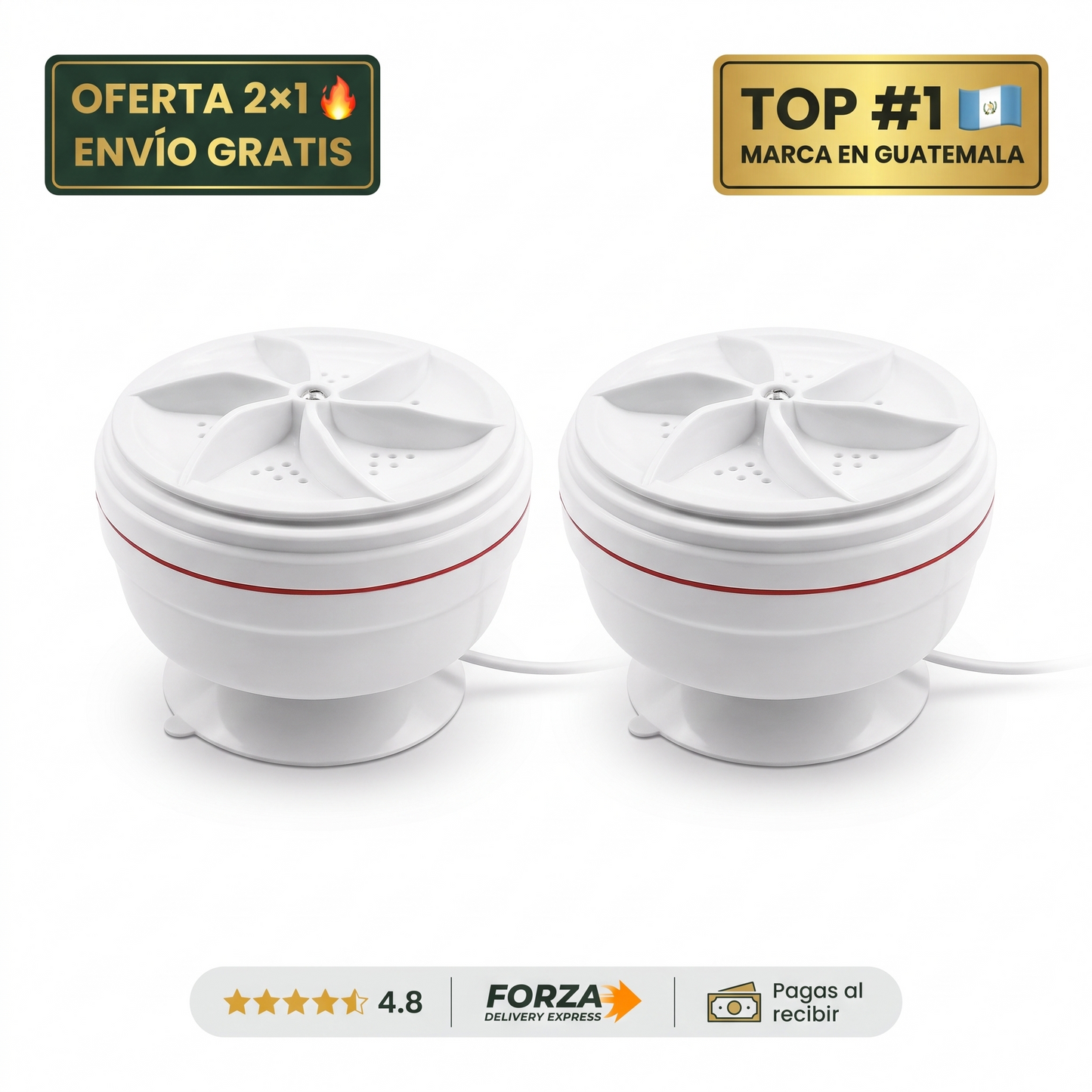 Mini lavadora portátil USB – lava tu ropa pequeña donde estés