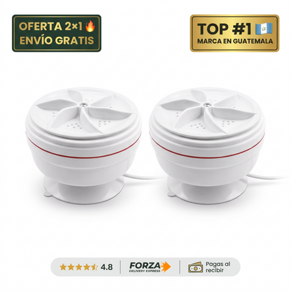 Mini lavadora portátil USB – lava tu ropa pequeña donde estés
