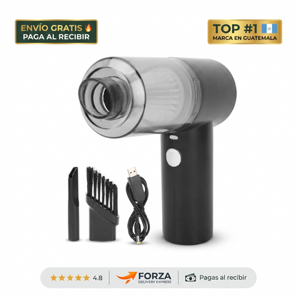 Mini aspiradora portátil 3 en 1 – limpia el carro sin cables