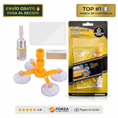 Kit reparador de parabrisas – Borra picaduras sin cambiar vidrio