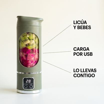 Vaso licuador portátil USB – Batidos listos donde estés