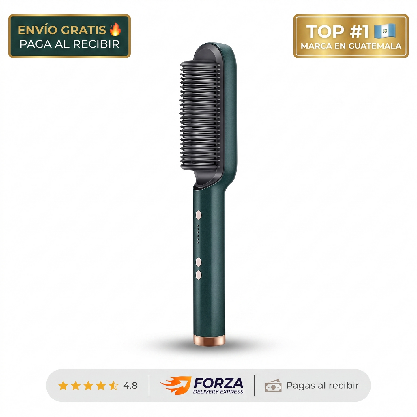 Cepillo alisador eléctrico – Liso y sin frizz al peinar