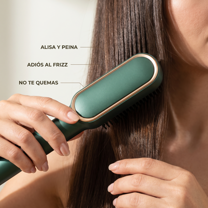 Cepillo alisador eléctrico – Liso y sin frizz al peinar