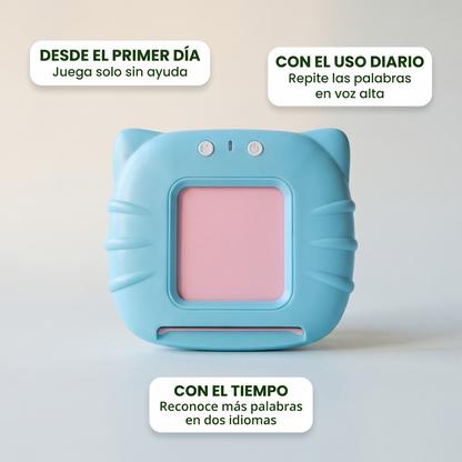 Lector de tarjetas bilingüe – aprende jugando sin pantalla