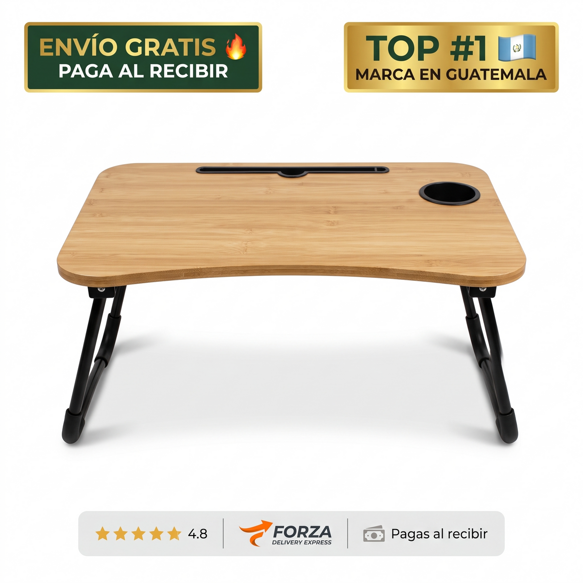 Mesa plegable para cama y laptop – trabaja cómodo sin dolor