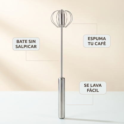 2x1 Batidor de cocina de acero inoxidable – bate sin esfuerzo