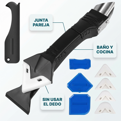 Kit para silicona 4 en 1 – juntas parejas sin usar el dedo