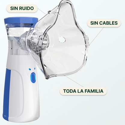 Nebulizador portátil mesh – terapia respiratoria sin ruido