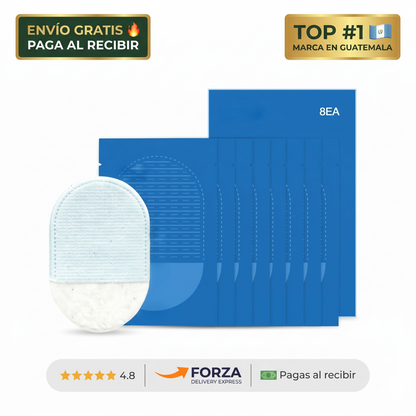 Pack 8 Discos exfoliantes para piel sensible – Rostro más luminoso