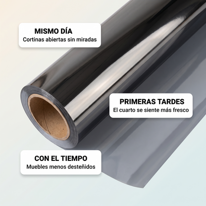 Película espejo para ventanas – Privacidad de día