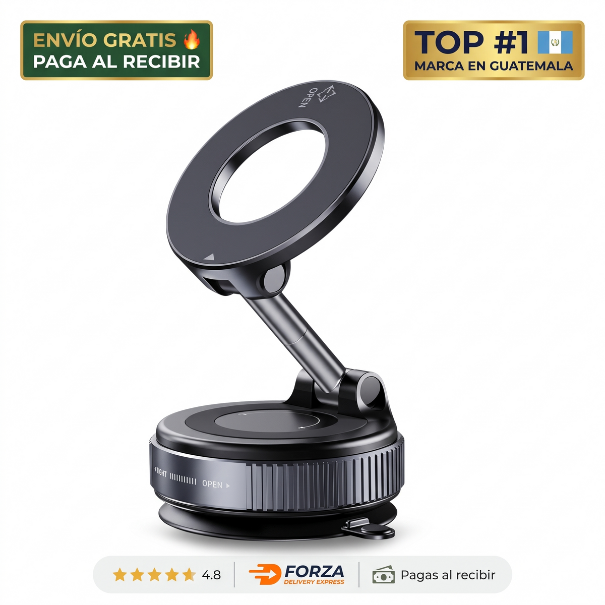 Soporte magnético para carro – Tu teléfono firme y a la vista