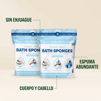 Toallitas de baño desechables – Báñate sin agua ni enjuague