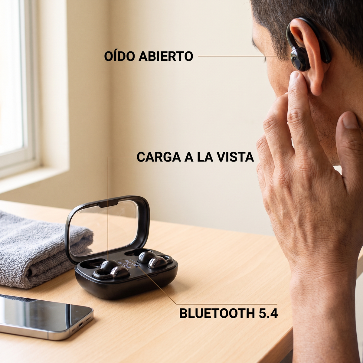 Audífonos clip inalámbricos – cómodos todo el día sin dolor