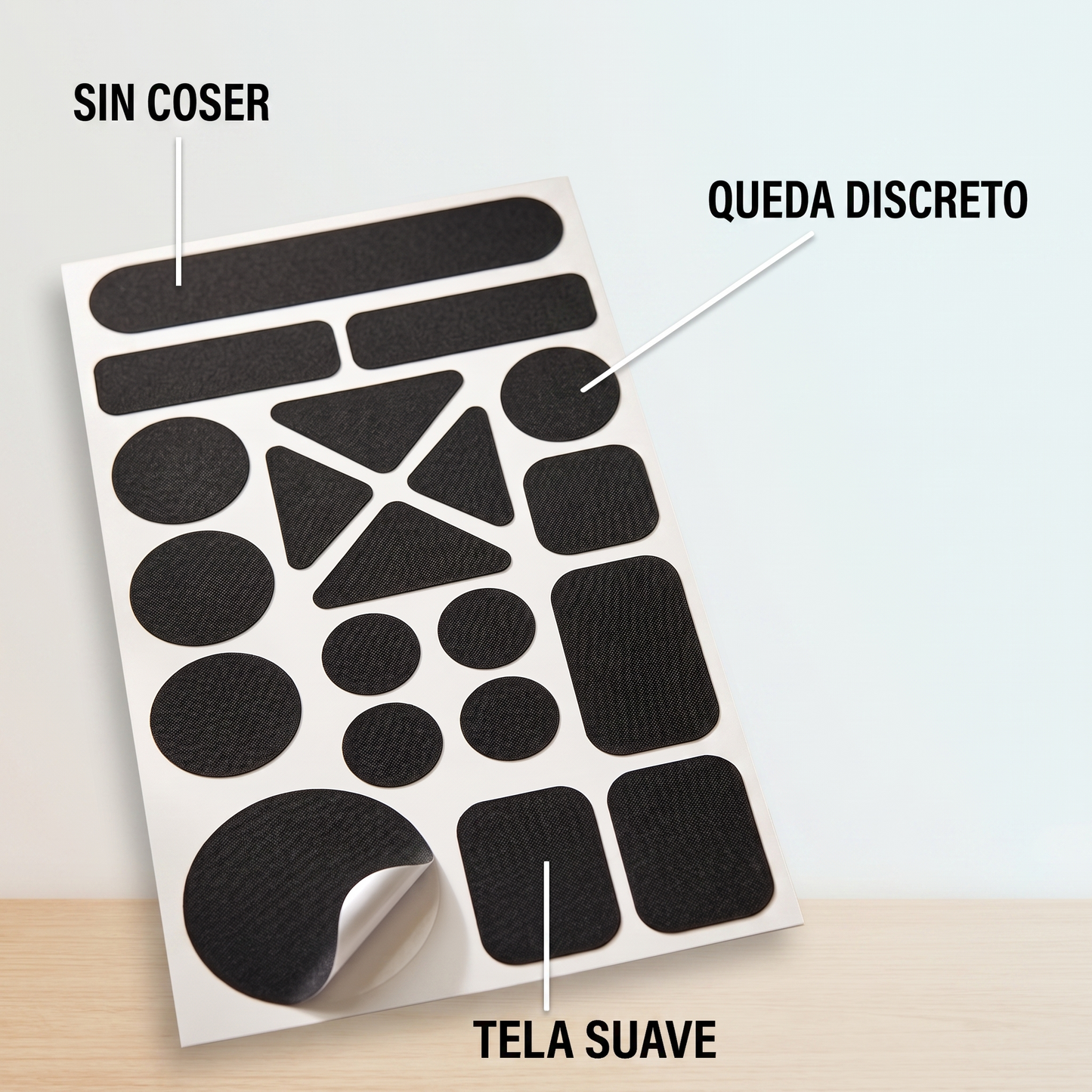 Parche adhesivo para ropa – repara sin coser ni plancha