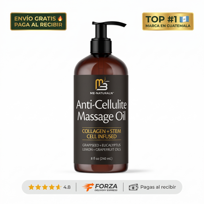 Aceite anticelulítico con colágeno – piel firme y suave