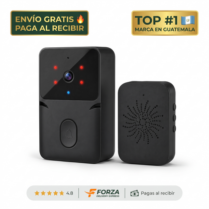 Timbre inalámbrico WiFi con cámara – mira quién toca